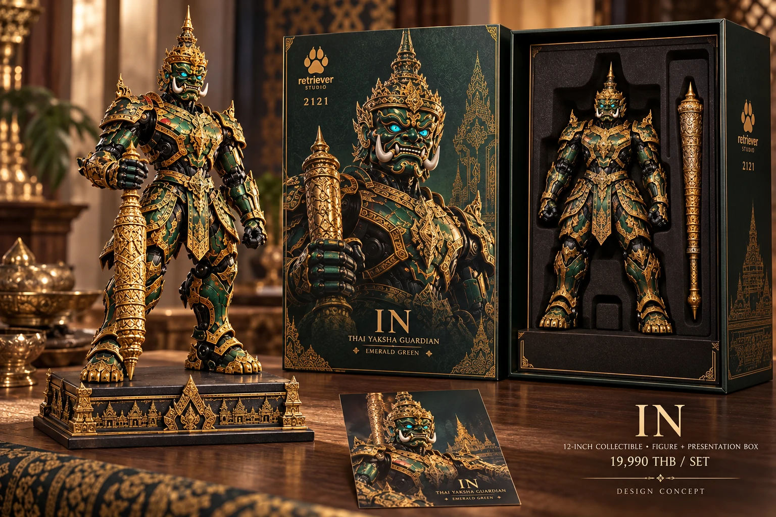 IN collectible and packaging concept