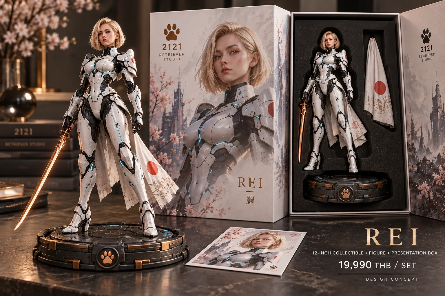 REI collectible and packaging concept
