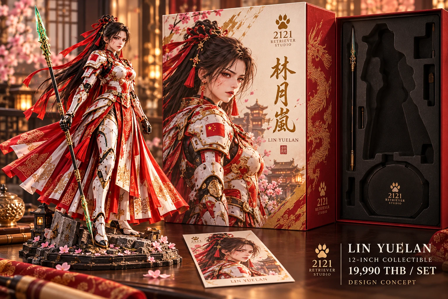 LIN YUELAN collectible and packaging concept
