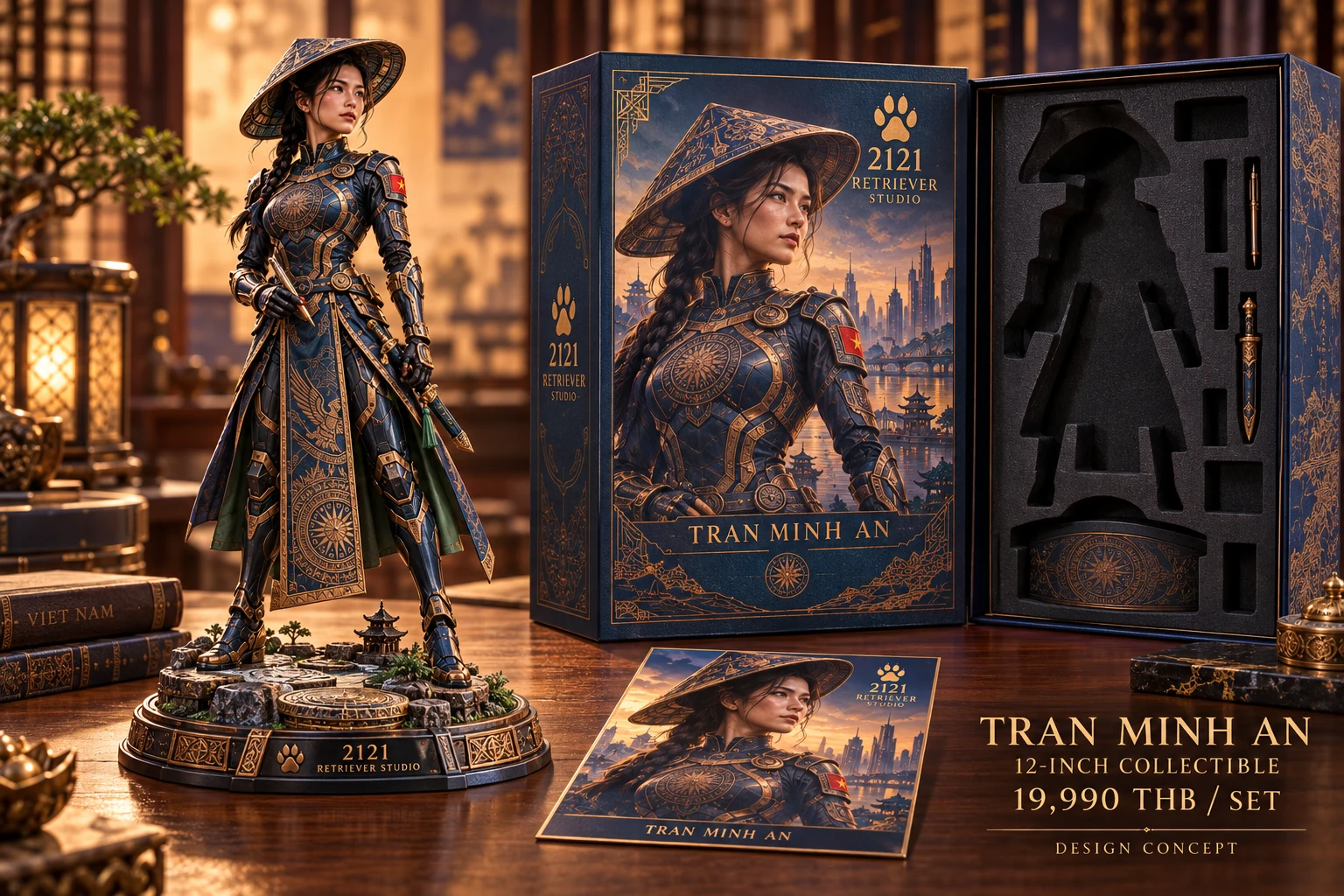TRAN MINH AN collectible and packaging concept