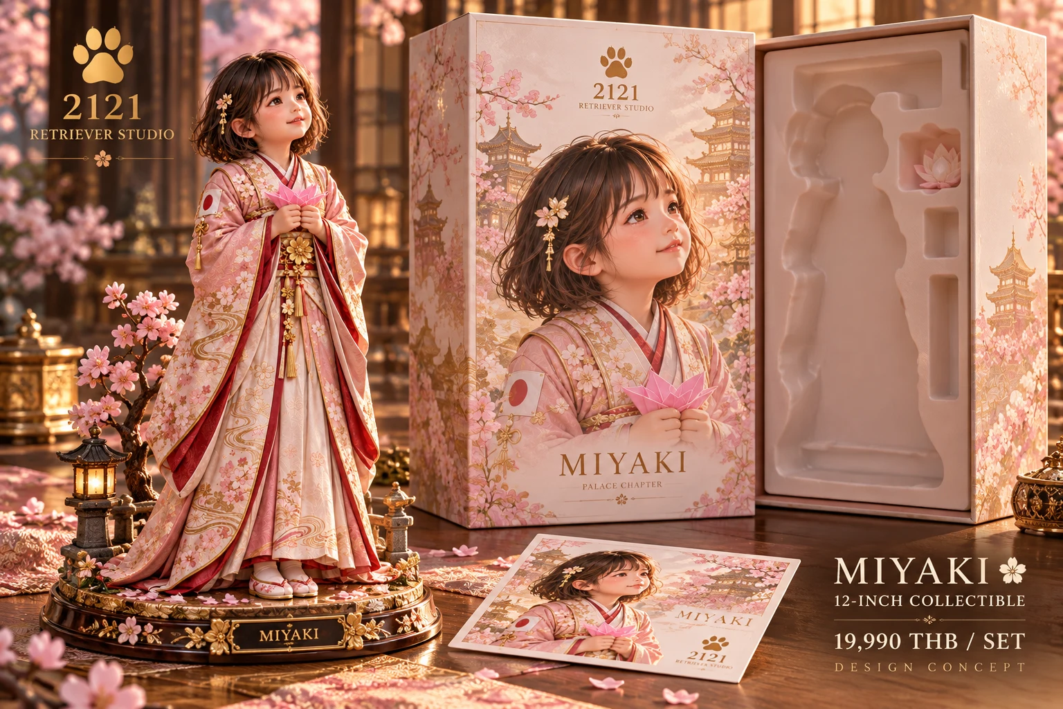 MIYAKI collectible and packaging concept